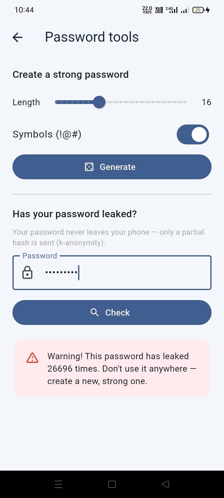 KAVAL — Password tools